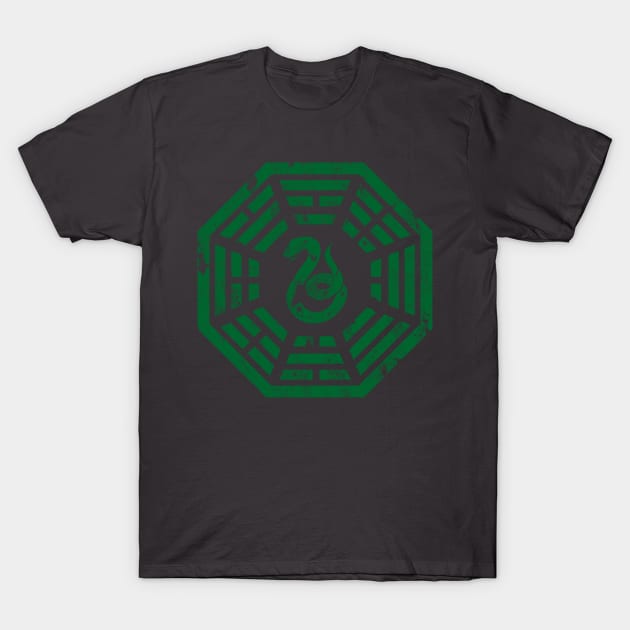 The Snake (Green) T-Shirt by frizbee